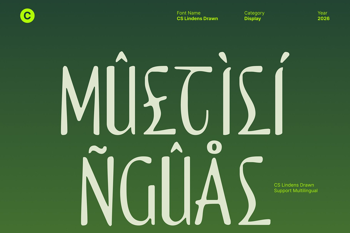 CS Lindens Drawn, a Sans Serif Font by Craft Supply Co. (Photo 6 of 8)
