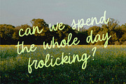 Summer Scribbles Organic Font, a Handwritten Font by The Creative Bix (Thumbnail 2 of 8)