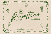 Rugattica – A Graceful Script, a Script Font by Creacy Studio (Thumbnail 1 of 11)