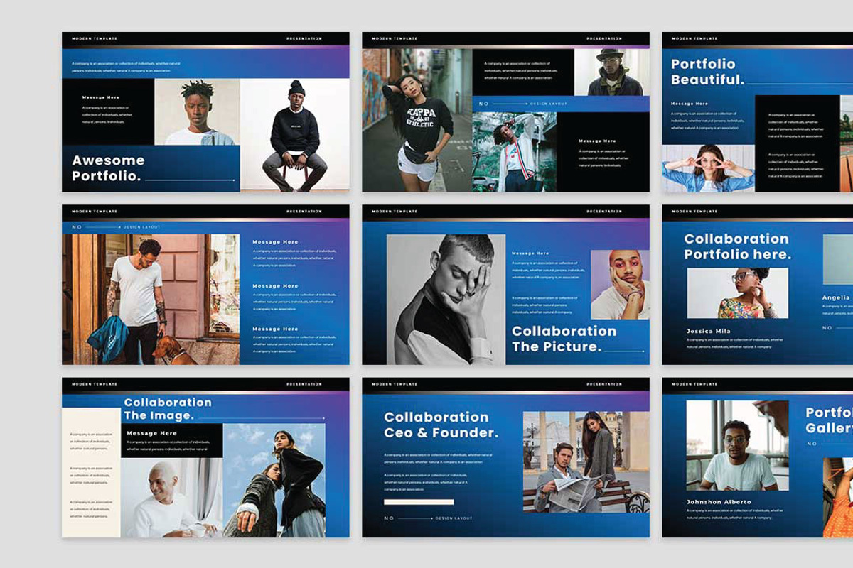 Names - Power Point & Google Slide, a Presentation Template by Raseuki