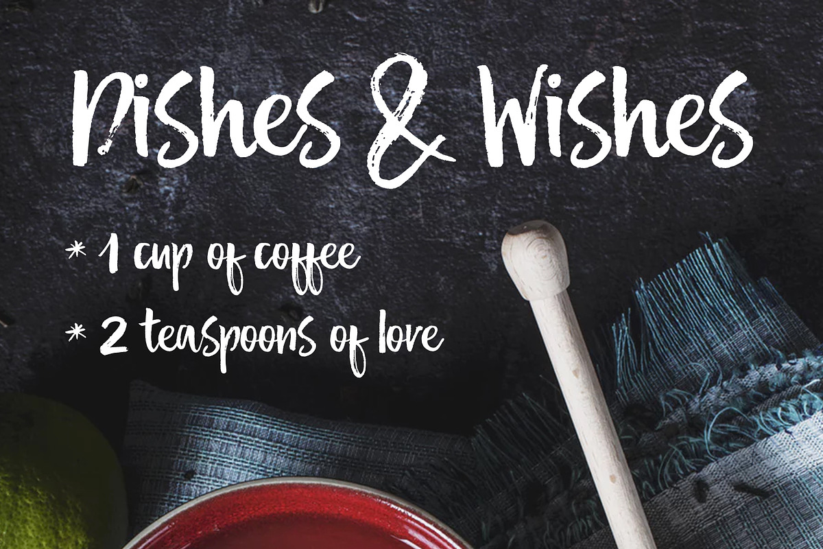 Amissimo Brush Font preview 5