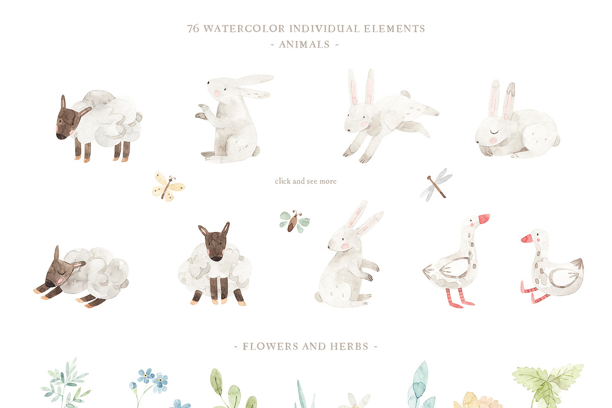 Summer Mood / Baby Collection, an Animal Illustration by svetsum (Photo 4 of 9)