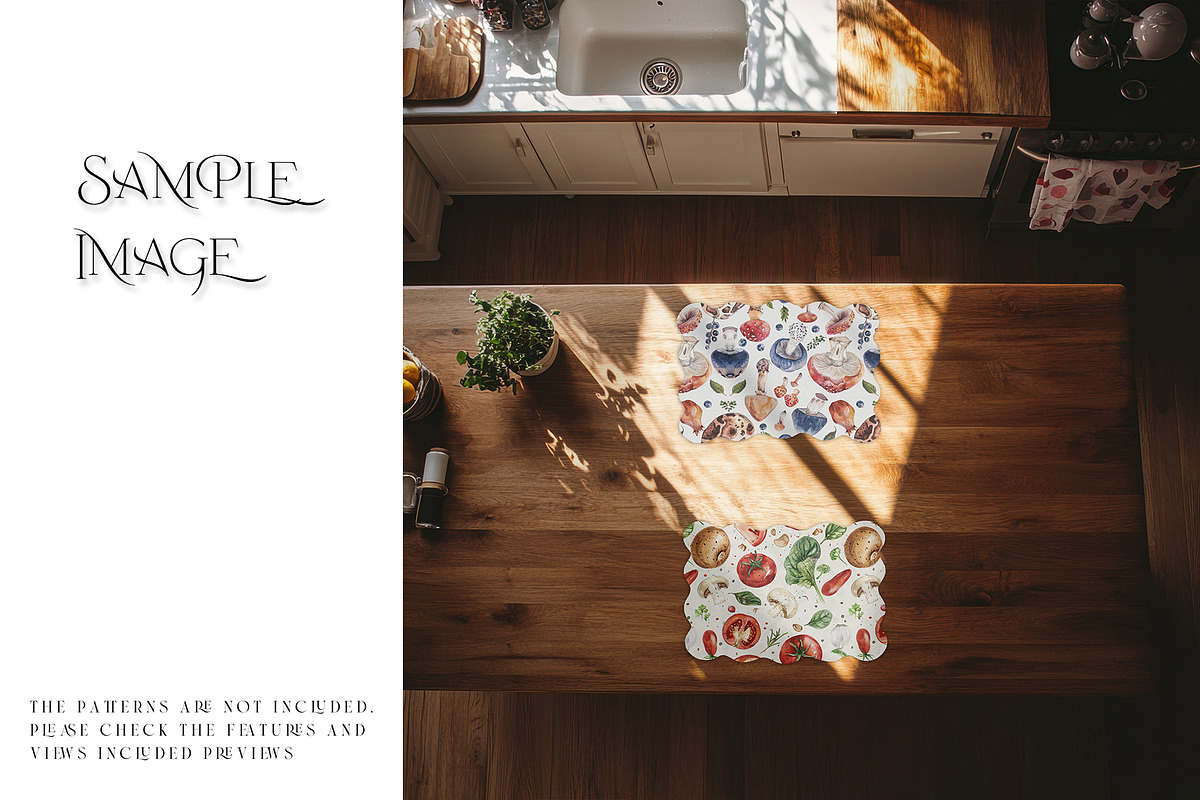 Scalloped Laser Cut Placemat Mockups, a Mockup by mock-ups (Photo 16 of 22)