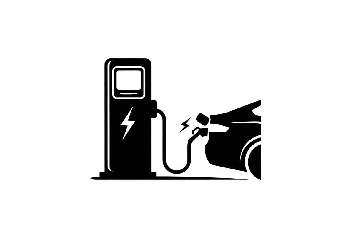 Electric Vehicle Charging Silhouette, a Graphic by musafir_fashion (Photo 18 of 22)