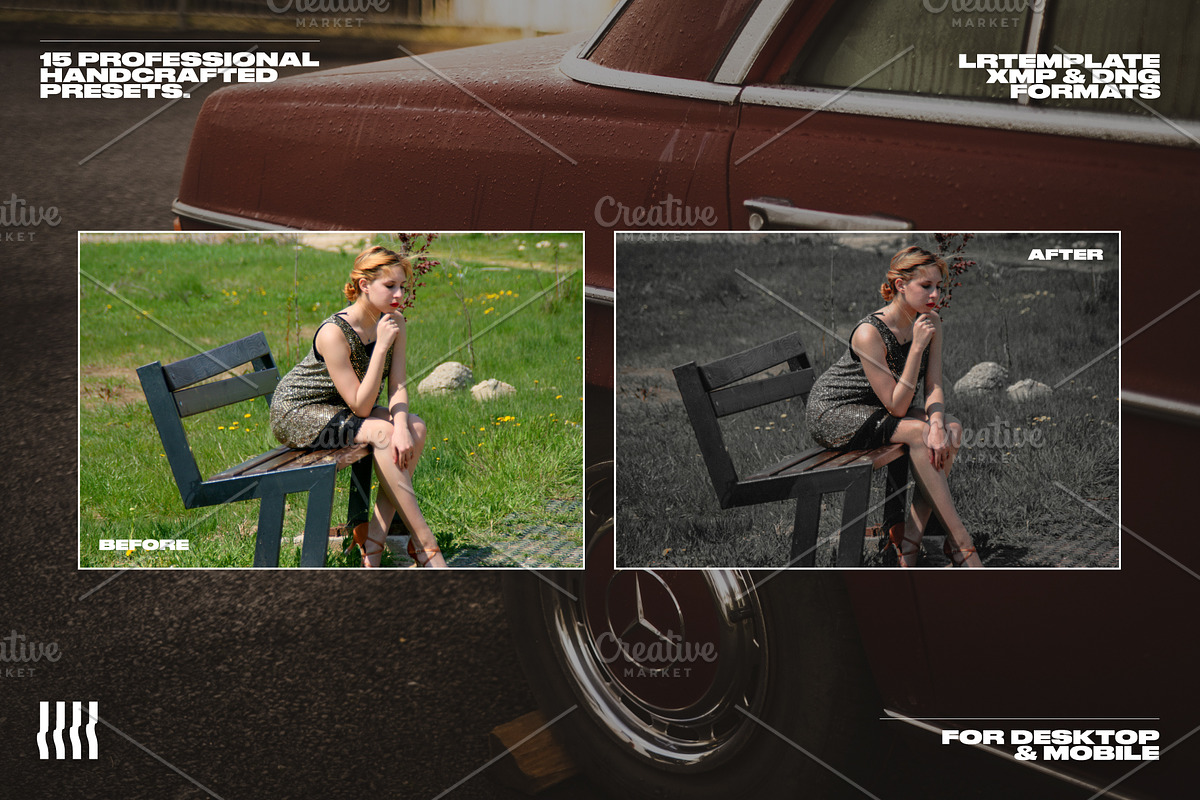 Black Tone Cine Look Film Presets, a Preset Add-On by ASDF Graphics (Photo 4 of 6)