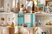 30 Nursery Frame Mockup Bundle PSD, a Mockup by MockupShopi (Thumbnail 8 of 8)