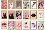 Pink Aesthetic Prints Girly wall art, an Arts & Entertainment Photo by Chipshpow Graphics (Thumbnail 8 of 8)