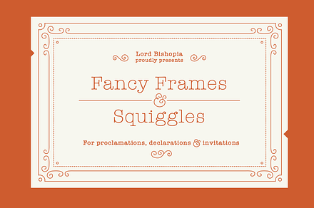 Fancy Frames & Squiggles