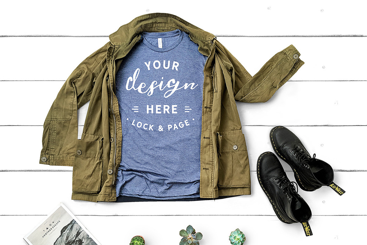 T-Shirt Mockup Bundle Bella Canvas, a Shirt Mockup by lock and page (Photo 51 of 71)