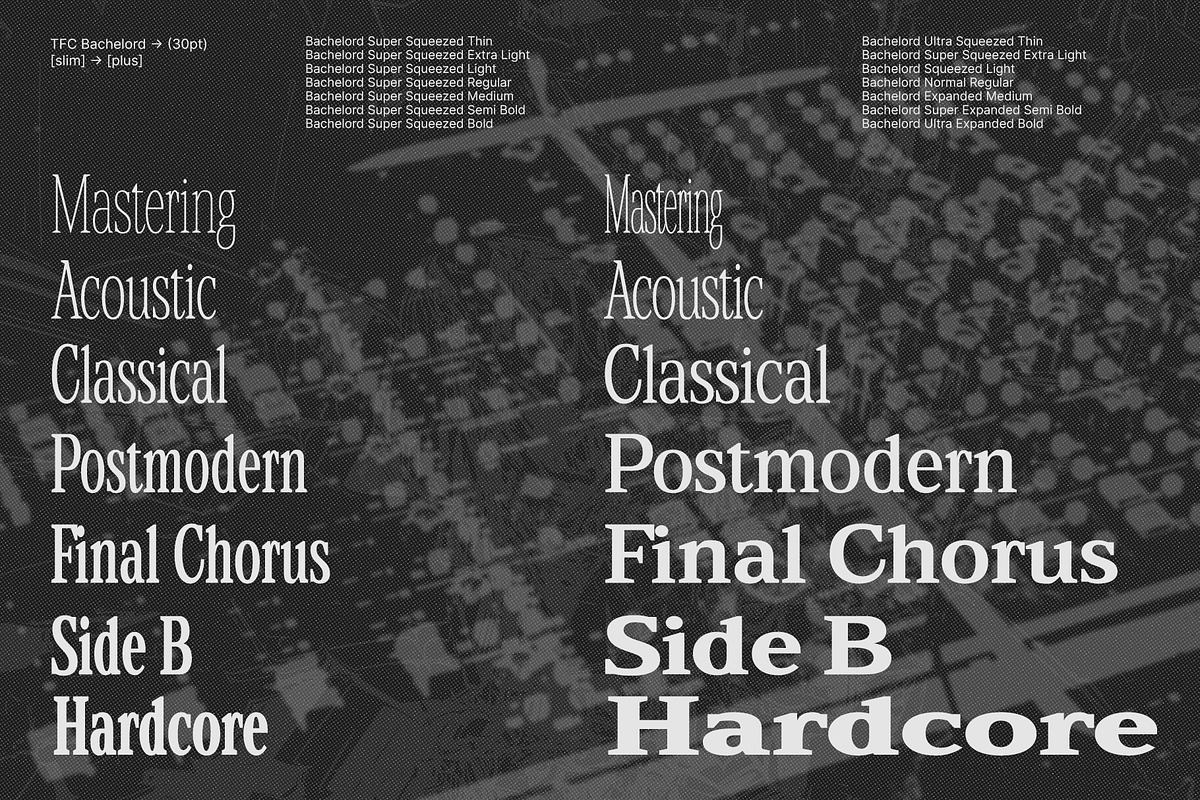 TFC Bachelord - High Contrast Font, a Sans Serif Font by Type Flock (Photo 6 of 15)