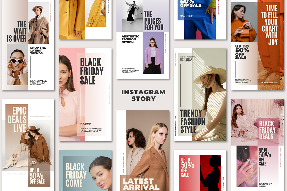 Modern Fashion Canva Instagram, a Social Media Template by xyGraphic (Photo 4 of 4)