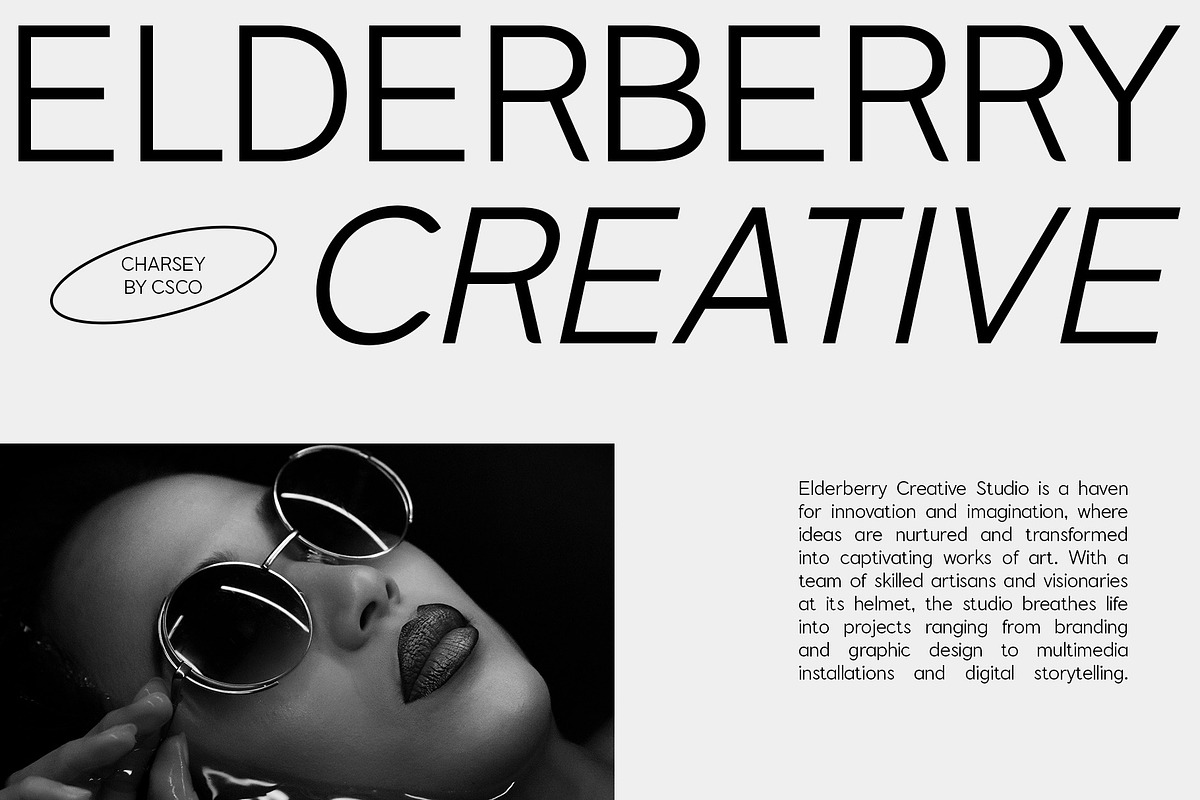 Charsey – Modern Font, a Sans Serif Font by Craft Supply Co. (Photo 5 of 8)