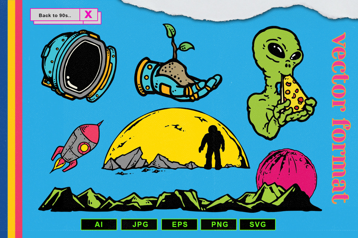 Back to the 90s T-Shirt Designs, an Illustration by TSV Art Collective (Photo 24 of 35)