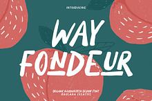 Wayfondeur Handwritten Display Font