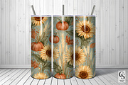 Sage Green Fall Garden Pattern, a Pattern Graphic by Creative Store (Thumbnail 5 of 5)