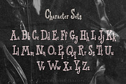 Lacedrunk Lace Pattern Font, a Slab Serif Font by The October Creative (Thumbnail 3 of 8)