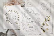 Ardent Elegance - Botanical Set, an Illustration by Backyard Rose (Thumbnail 1 of 13)