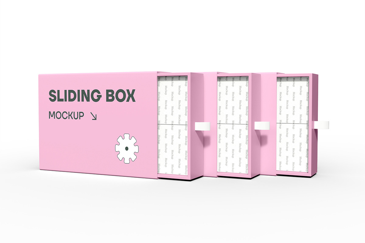 Sliding Box Mockup