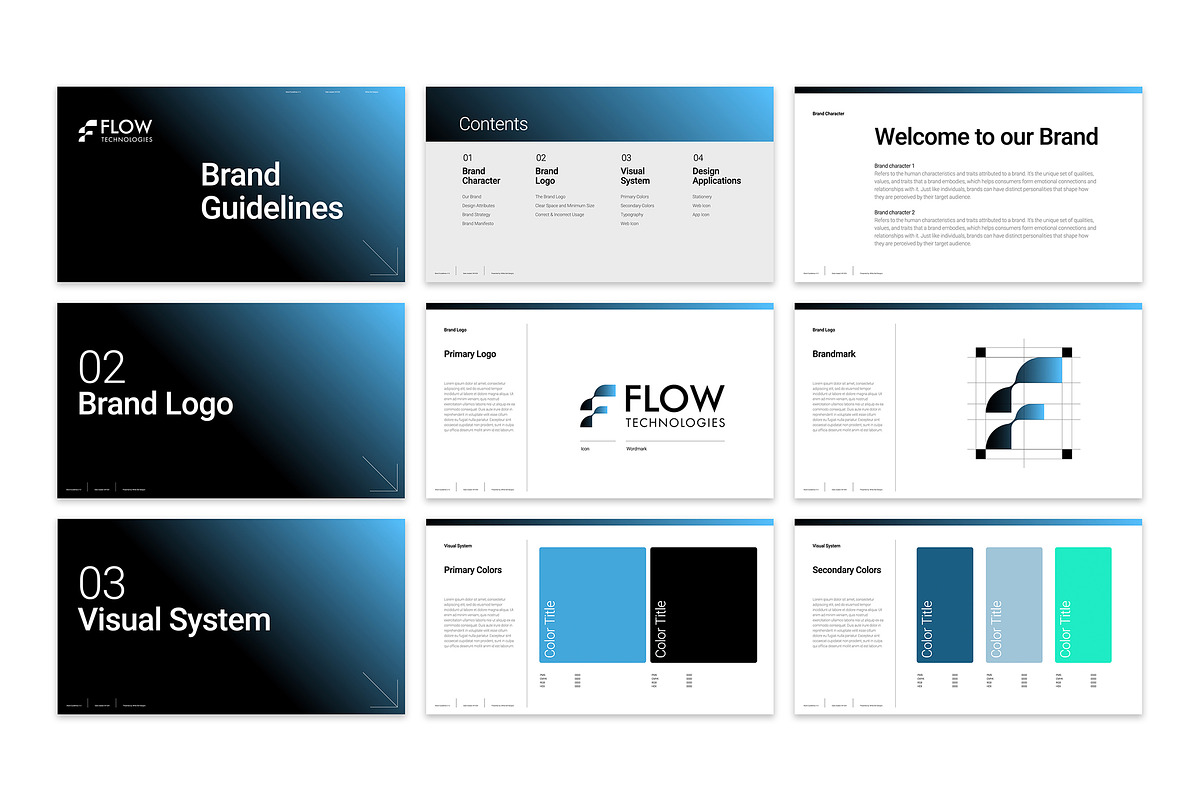 Brand Guide Presentation Template 1, a Templates & Theme by White Owl (Photo 3 of 7)