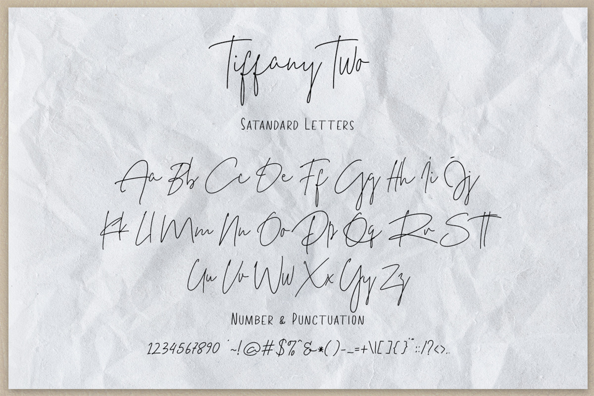 Tiffany Script, a Script Font by Ardyanatypes (Photo 11 of 13)