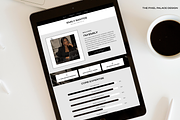 Resume Website Template Simplistic, a Landing Page Template by The Pixel Palace (Thumbnail 5 of 6)