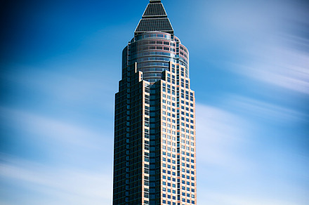 Messeturm skycraper in Frankfurt