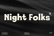 Night Folks - Halloween Display Font, a Font by Studio Moara (Thumbnail 1 of 8)