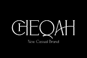 Cheqah - Modern Brand Font, a Serif Font by Iqsiart Studio (Thumbnail 2 of 13)