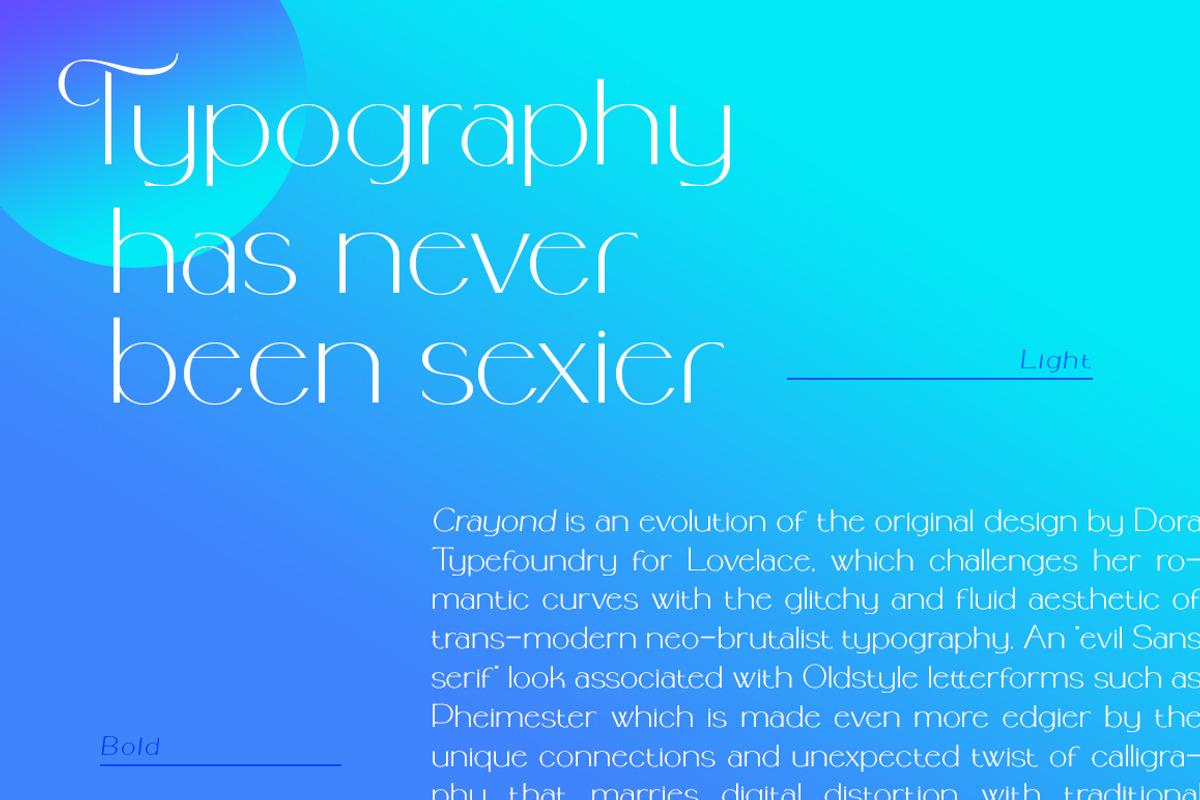 Crayond, a Sans Serif Font by Dora Typefoundry (Photo 4 of 14)