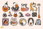 Cozy Halloween PNG Clipart Bundle, a Seasonal Illustration by LemonDesign (Thumbnail 2 of 7)