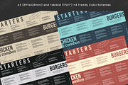 Food Menu Template, a Flyer Template by BrandPacks (Thumbnail 3 of 4)