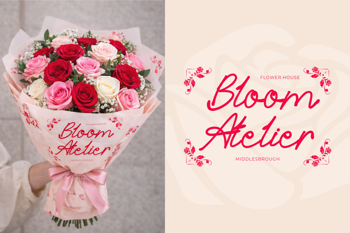 Rosy Meadow Handwritten Font, a Script Font by PutraCetol Studio (Photo 2 of 6)