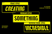 CS Aquba – Bold Font, a Sans Serif Font by Craft Supply Co. (Thumbnail 4 of 8)