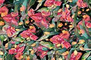 Watercolor iris flowers set., an Illustration by redstudio (Thumbnail 2 of 10)