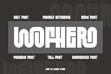 Wofhero - Condensed Font