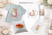 Motherhood Watercolor PNG Bundle, an Illustration by Artnoy (Thumbnail 6 of 8)