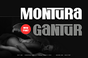 Montura Gantur - Block Font, a Sans Serif Font by Iqsiart Studio (Thumbnail 1 of 7)