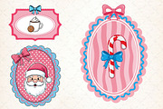 Christmas Coquette Frame Clipart Bun, an Illustration by Libby Wishes (Thumbnail 5 of 8)