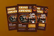 Grand Opening Coffee Shop Flyer, a Flyer Template by MMPixelCraft (Thumbnail 5 of 6)