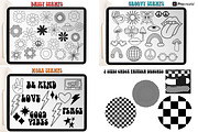 Retro Procreate Bundle Stamps Brush, a Brush Add-On by Brush Lab (Thumbnail 5 of 9)