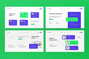 White Green Pitch Deck Google Slide, a Presentation Template by graphicook (Thumbnail 4 of 5)
