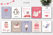 Valentine's Day. Vector collection, an Illustration by Guvi-Design (Thumbnail 5 of 8)