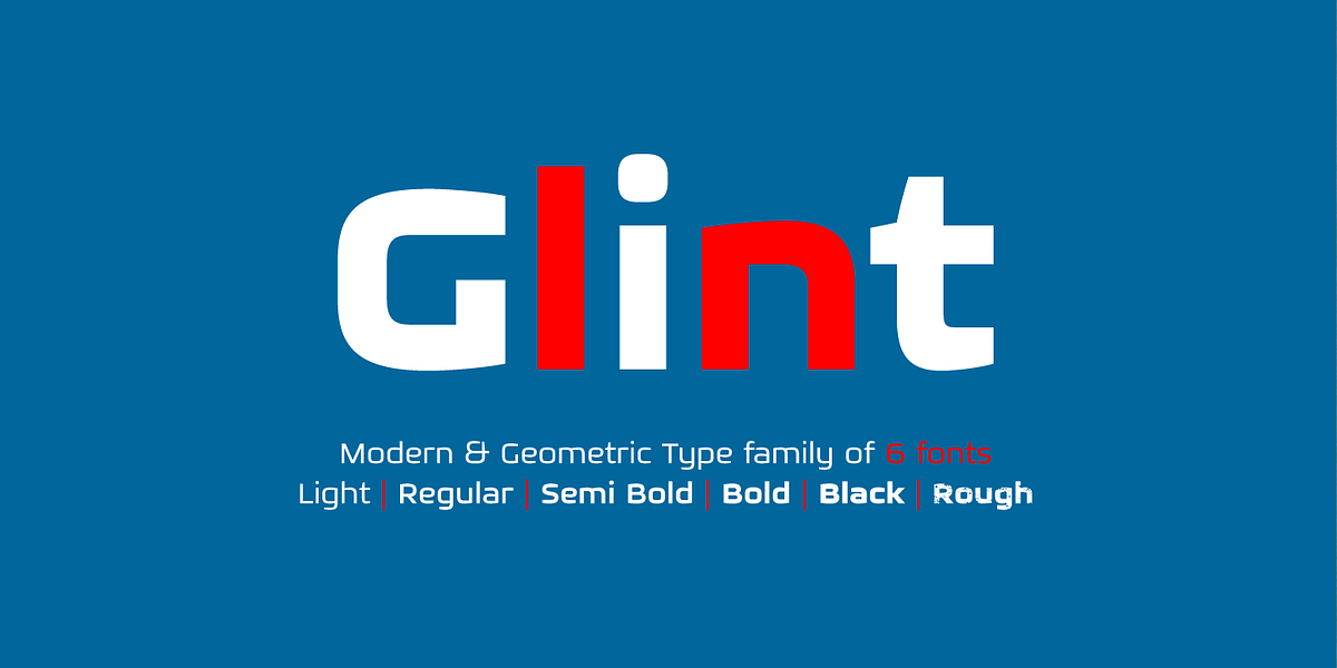 Glint, a Sans Serif Font by PESIC (Photo 1 of 9)