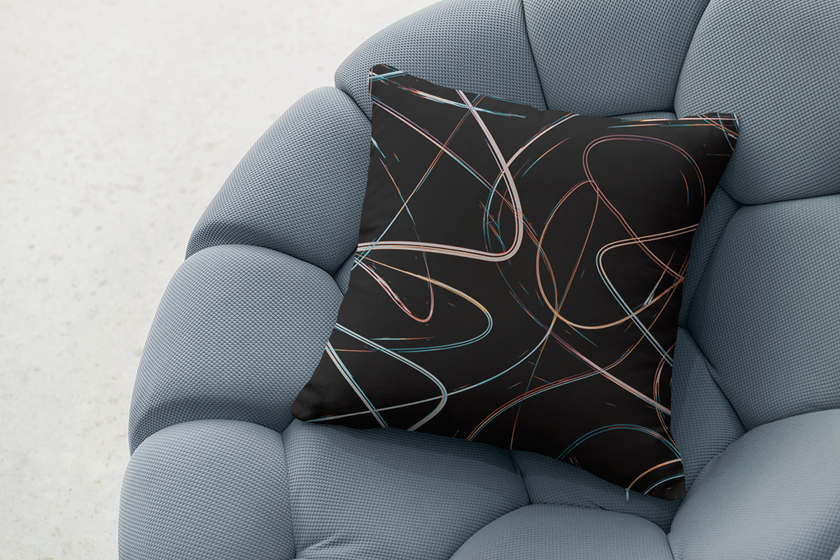 Dark Wavy Backgorund, a Texture Graphic by MalyskaStudio (Photo 6 of 6)