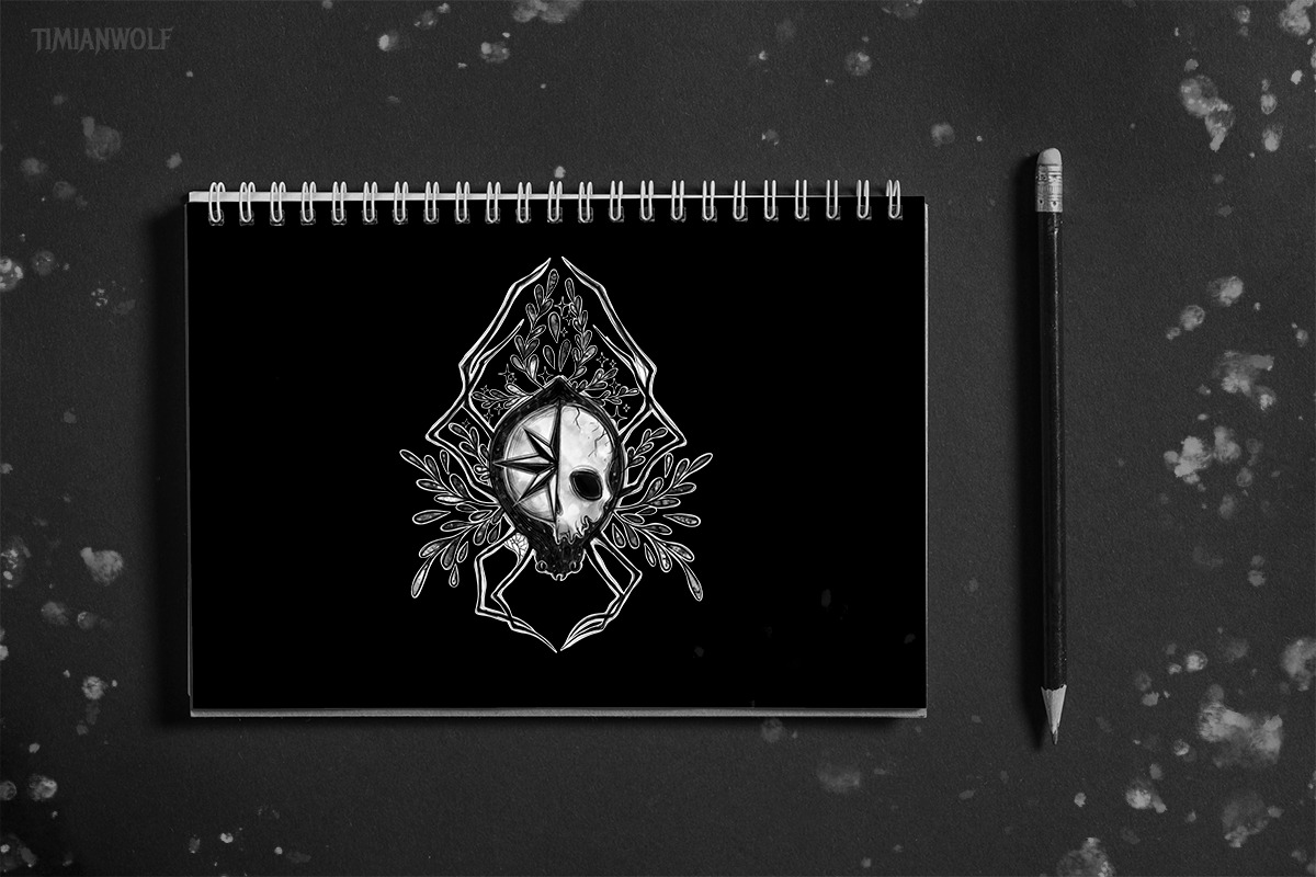 Dark creatures | Set of PNGs, a Texture Illustration by timianwolf (Photo 4 of 10)