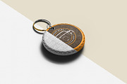Keychain Mockup - 12 Views, a Merchandise Mockup by Illusiongraphic (Thumbnail 18 of 26)