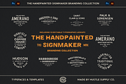 The Handpainted Signmaker Collection, a Handwritten Font by Hustle Supply Co. (Thumbnail 2 of 16)