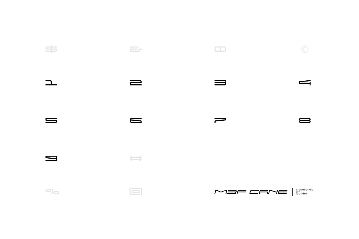 MBF Cane, a Sans Serif Font by MoonBandit (Photo 7 of 8)