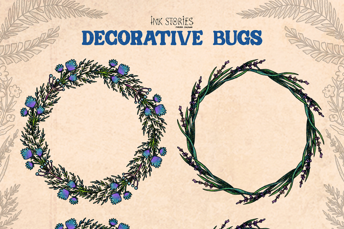 Decorative Bugs | Hand-drawn Bettles, an Animal Illustration by Ink Stories (Photo 23 of 28)