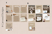 Cozy Collage Instagram Carousels, a Social Media Template by Tabitha Emma (Thumbnail 4 of 9)
